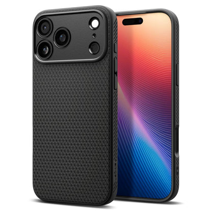Étui pour Apple iPhone 17 Pro, Spigen, Liquid Air, Noir Mat