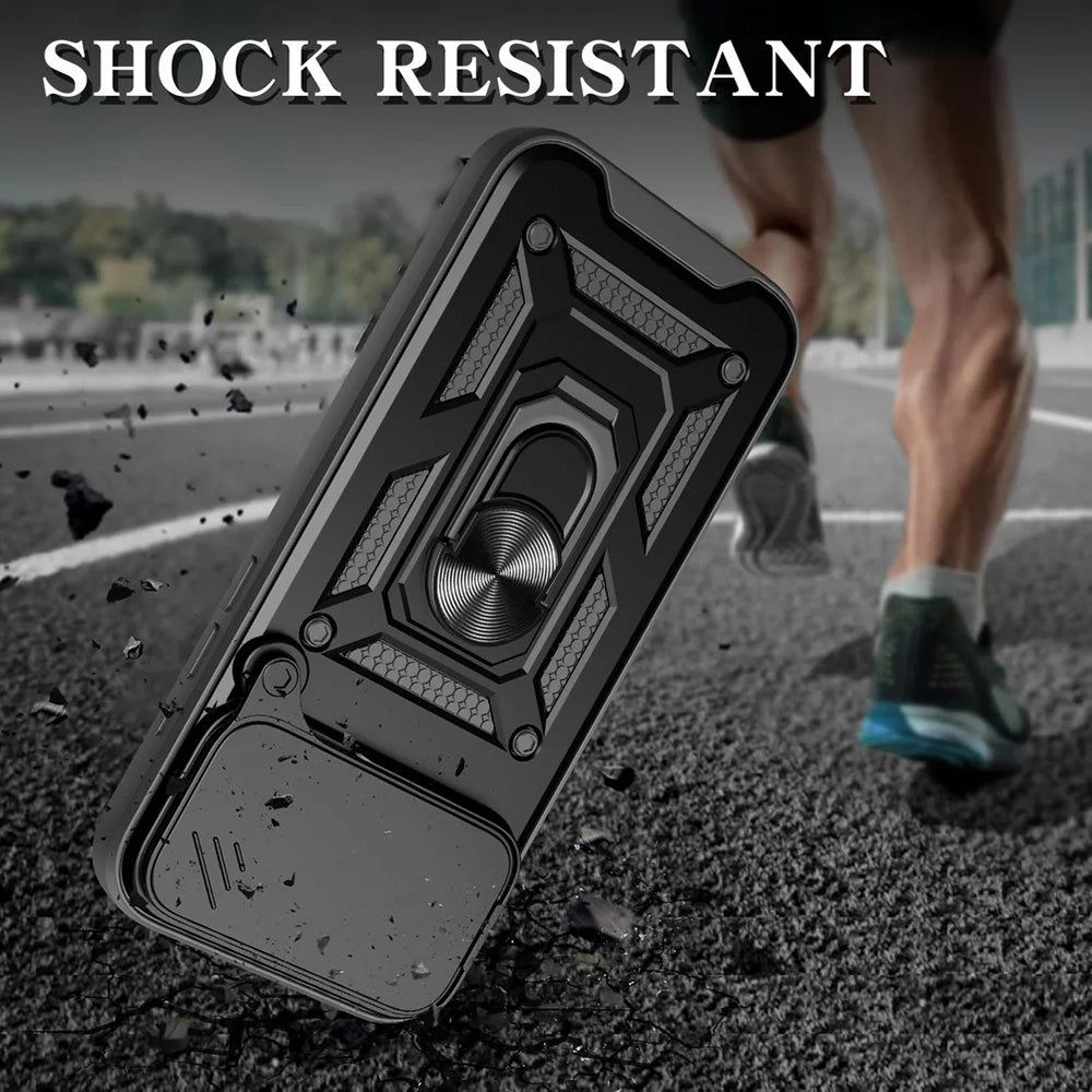 Étui pour Apple iPhone 17 Pro, Techsuit, CamShield, Noir