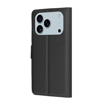 Custodia per Apple iPhone 17 Pro, Techsuit, Leather Folio, Nera