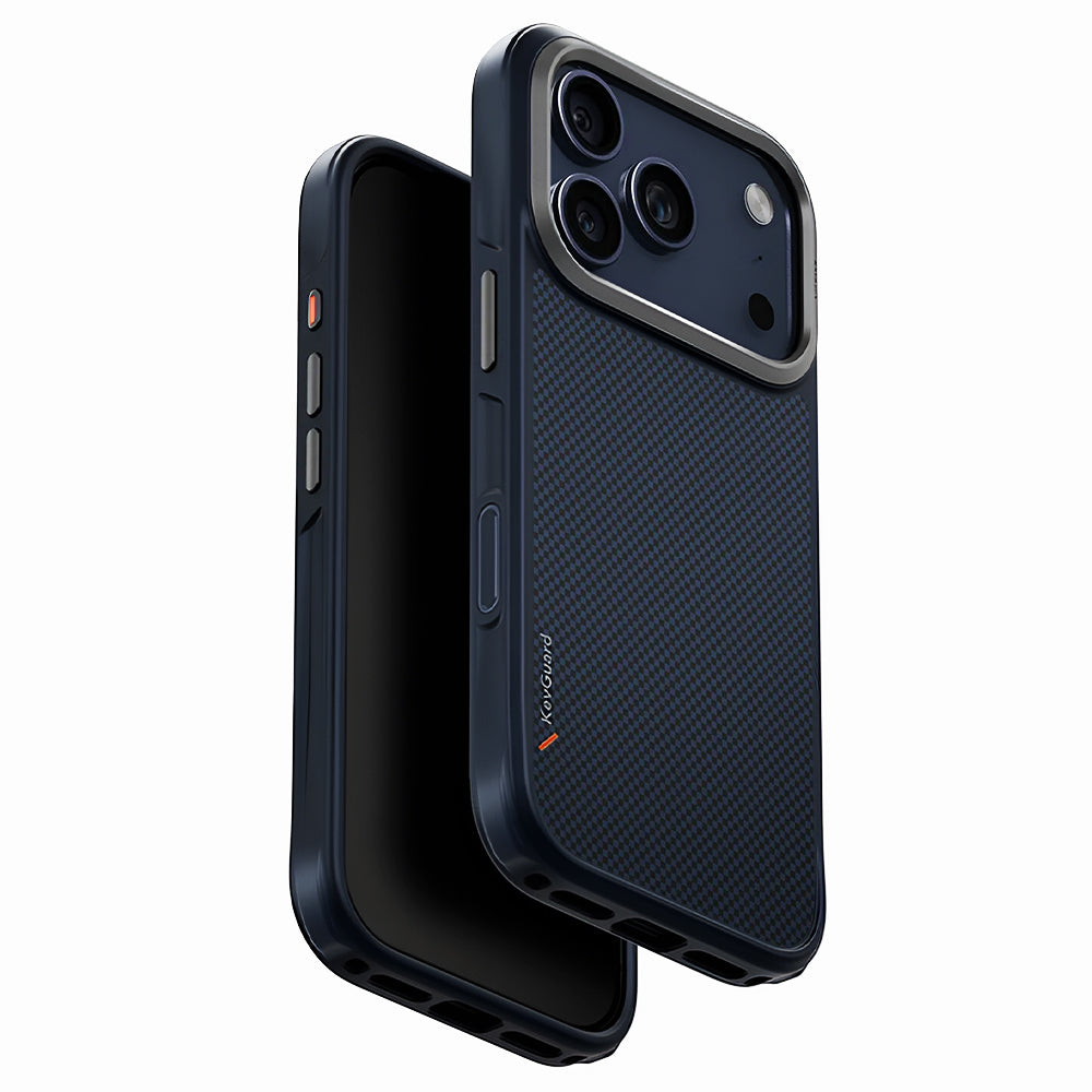 MagSafe Hülle für Apple iPhone 17 Pro, UNIQ, Keva MagClick, Marineblau