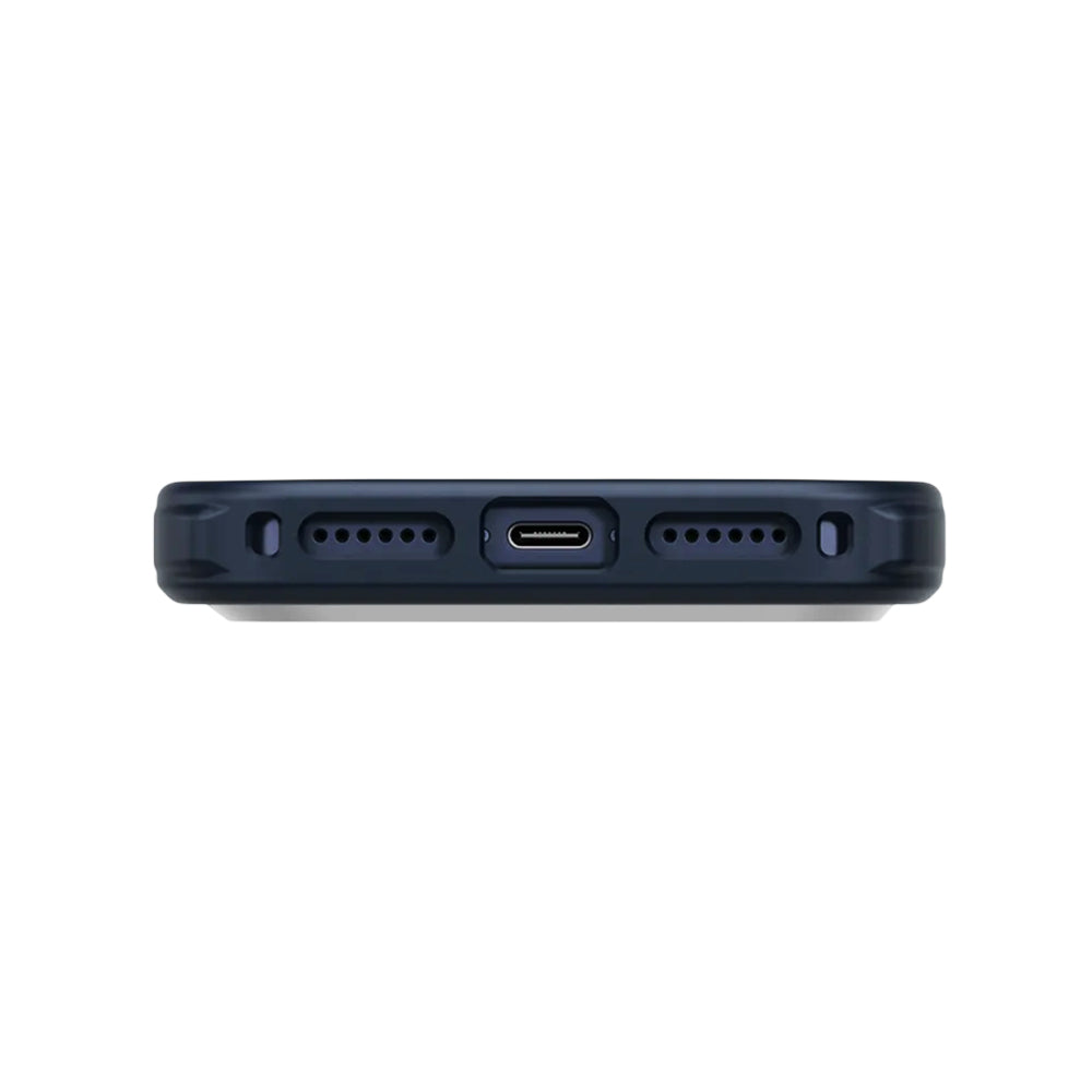 MagSafe Hülle für Apple iPhone 17 Pro, UNIQ, Keva MagClick, Marineblau