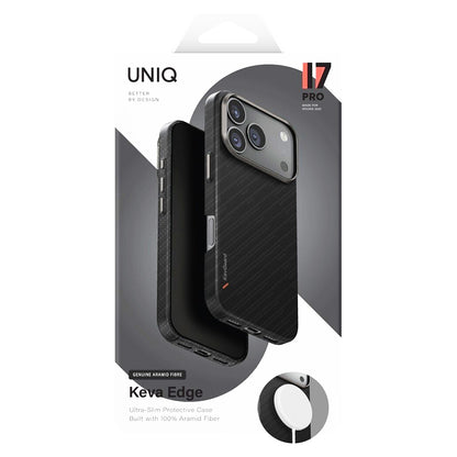Étui MagSafe pour Apple iPhone 17 Pro, UNIQ, Keva MagClick, Gris Foncé