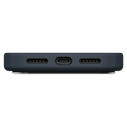 Hülle für Apple iPhone 17 Pro, UNIQ, Lyden Leatherette, Blau