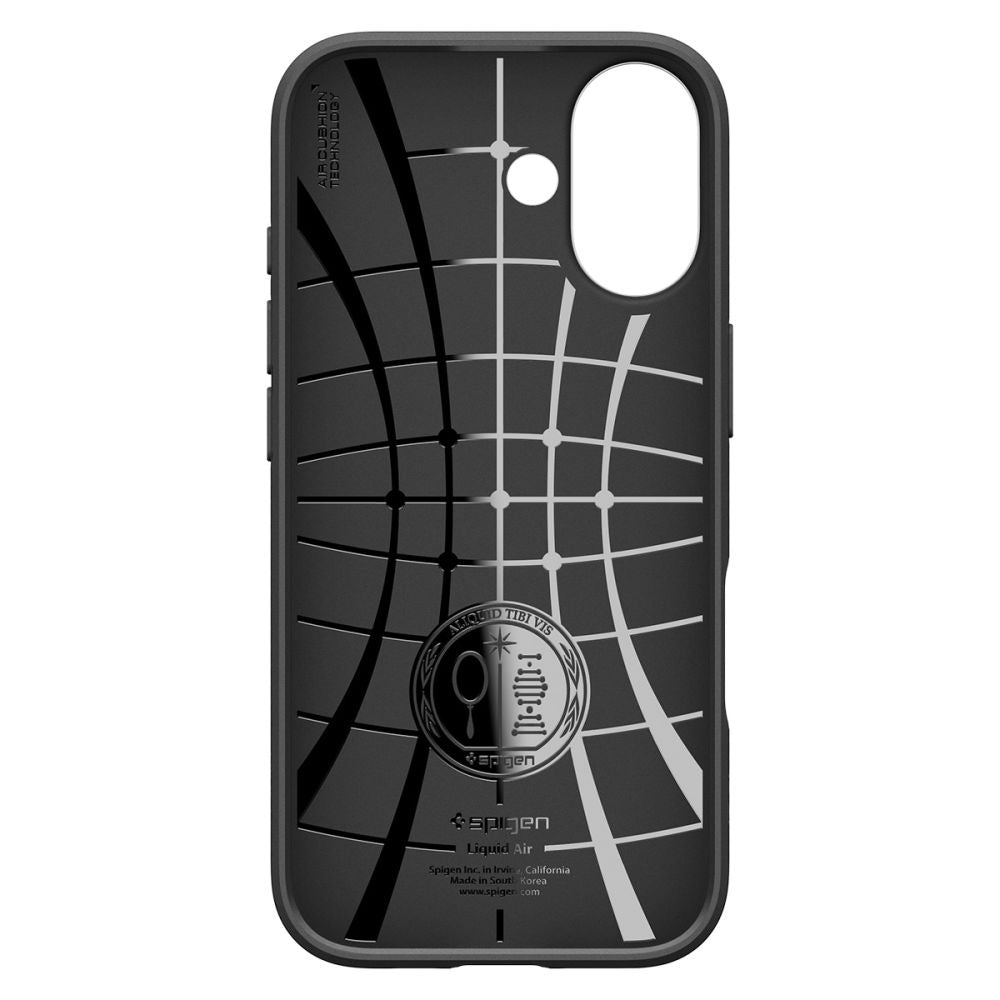 Étui pour Apple iPhone 17, Spigen, Liquid Air, Noir Mat