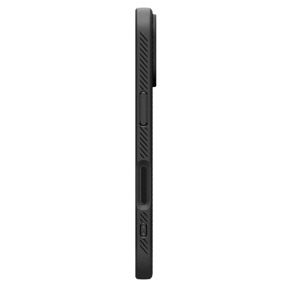 Étui pour Apple iPhone 17, Spigen, Liquid Air, Noir Mat