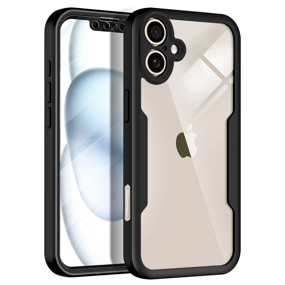 Custodia per Apple iPhone 17, Techsuit, ColorVerse 360, Nera