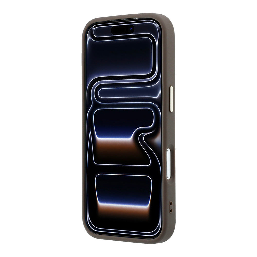Coque pour Apple iPhone 18 Pro / 17 Pro, Guess, Logo Résine 4G Grand, Marron