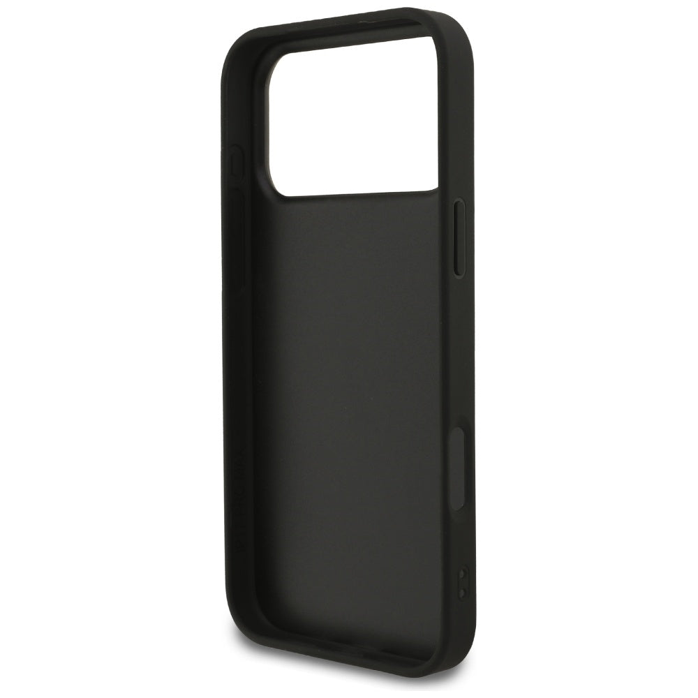 Hülle für Apple iPhone 18 Pro / 17 Pro, Guess, 4G Classic Logo, Schwarz
