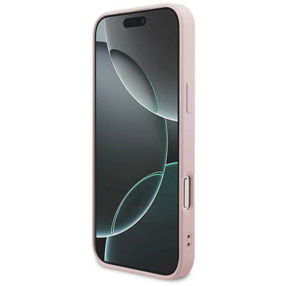 Coque pour Apple iPhone 18 Pro / 17 Pro, Guess, Logo Classique 4G, Rose