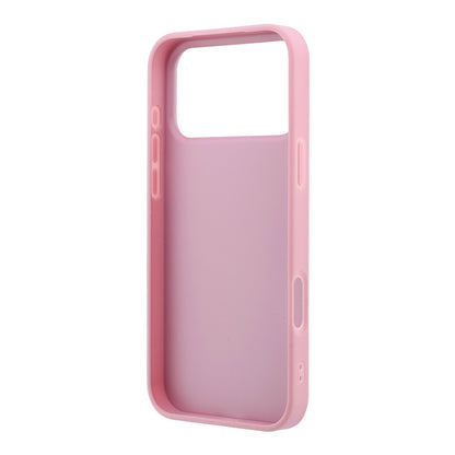 Custodia per Apple iPhone 18 Pro / 17 Pro, Guess, Fixed Glitter Big 4G, Rosa