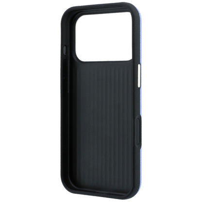 Hülle für Apple iPhone 18 Pro / 17 Pro, Guess, Geprägtes großes Harzlogo, Blau
