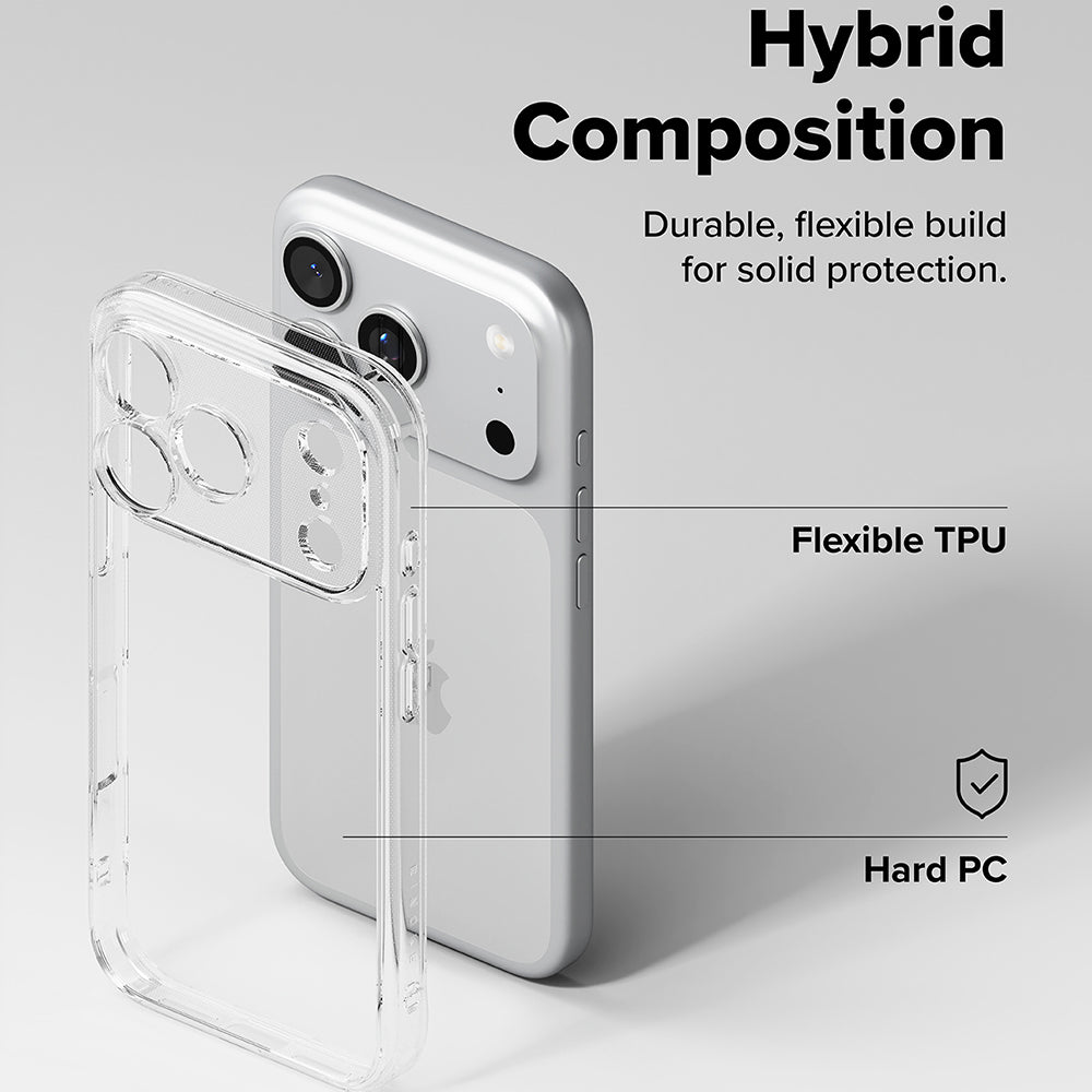 Case for Apple iPhone 18 Pro / 17 Pro, Ringke, Fusion, Transparent