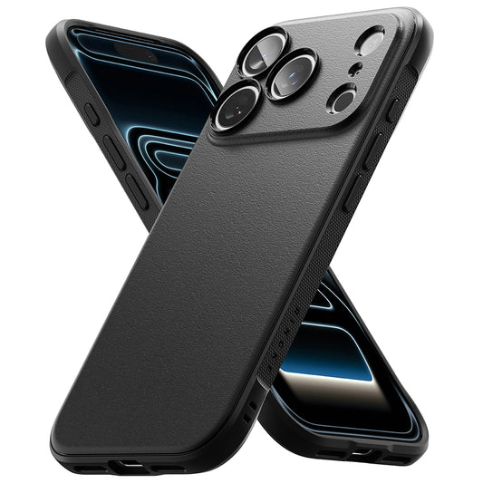 Custodia per Apple iPhone 18 Pro / 17 Pro, Ringke, Onyx, Nera