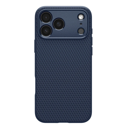 Coque pour Apple iPhone 18 Pro / 17 Pro, Spigen, Liquid Air, Bleu marine ACS12150