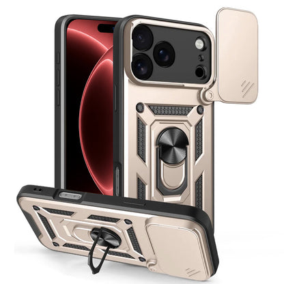 Hülle für Apple iPhone 18 Pro / 17 Pro, Techsuit, CamShield, Gold