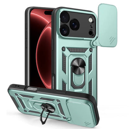 Custodia per Apple iPhone 18 Pro / 17 Pro, Techsuit, CamShield, Verde