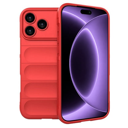 Hülle für Apple iPhone 18 Pro / 17 Pro, Techsuit, Magic Shield, Rot