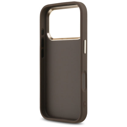 Custodia per Apple iPhone 18 Pro Max / 17 Pro Max, Guess, 4G Big Classic Logo, Marrone