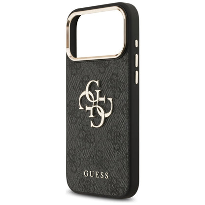 Custodia per Apple iPhone 18 Pro Max / 17 Pro Max, Guess, 4G Big Classic Logo, Nera
