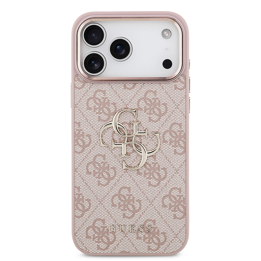 Coque pour Apple iPhone 18 Pro Max / 17 Pro Max, Guess, 4G Big Classic Logo, Rose