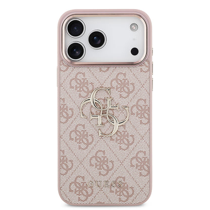 Coque pour Apple iPhone 18 Pro Max / 17 Pro Max, Guess, 4G Big Classic Logo, Rose