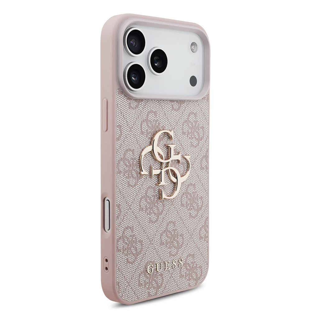 Hülle für Apple iPhone 18 Pro Max / 17 Pro Max, Guess, 4G Big Logo, Rosa