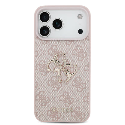 Hülle für Apple iPhone 18 Pro Max / 17 Pro Max, Guess, 4G Big Logo, Rosa