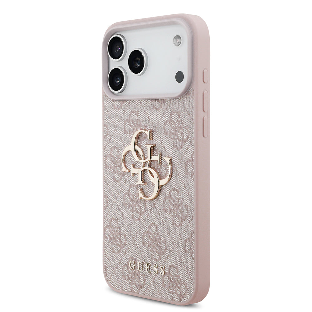 Hülle für Apple iPhone 18 Pro Max / 17 Pro Max, Guess, 4G Big Logo, Rosa