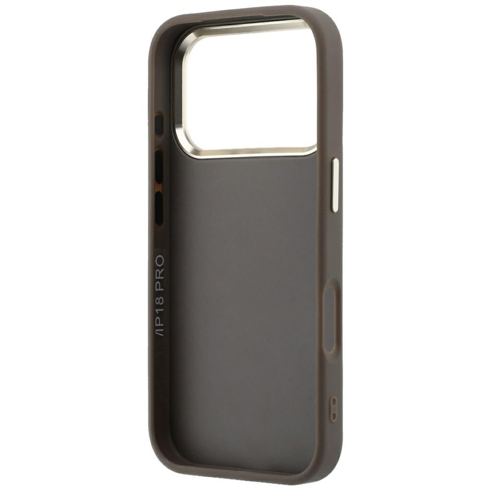 Coque pour Apple iPhone 18 Pro Max / 17 Pro Max, Guess, Logo Résine 4G Grand, Marron