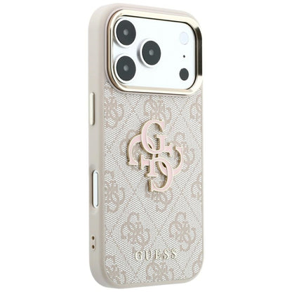 Case for Apple iPhone 18 Pro Max / 17 Pro Max, Guess, 4G Big Resin Logo, Pink