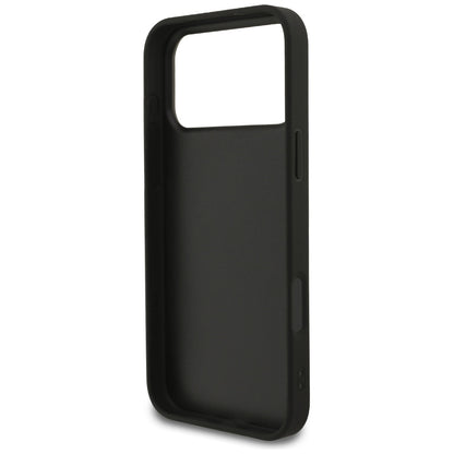 Coque pour Apple iPhone 18 Pro Max / 17 Pro Max, Guess, Logo Classique 4G, Noire