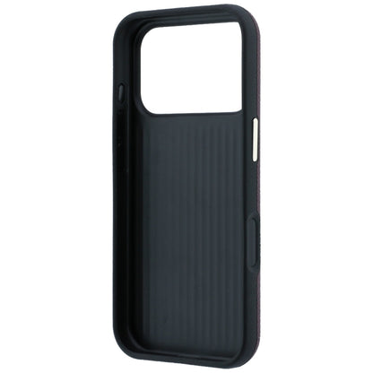 Custodia per Apple iPhone 18 Pro Max / 17 Pro Max, Guess, Logo Grande in Resina Granulata, Vinaccia