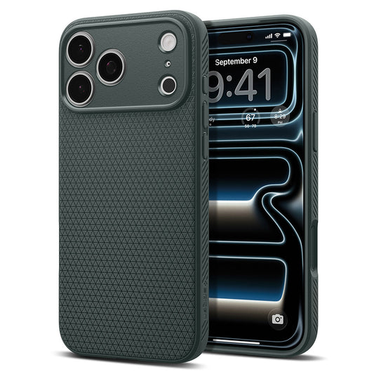 Hülle für Apple iPhone 18 Pro Max / 17 Pro Max, Spigen, Liquid Air, Grün ACS12113
