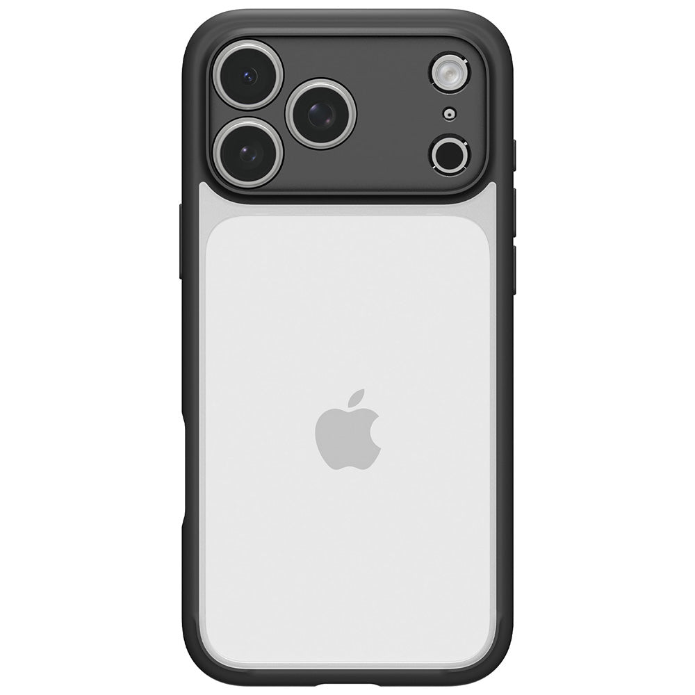 Custodia per Apple iPhone 18 Pro Max / 17 Pro Max, Spigen, Ultra Hybrid, Nero Opaco ACS12117