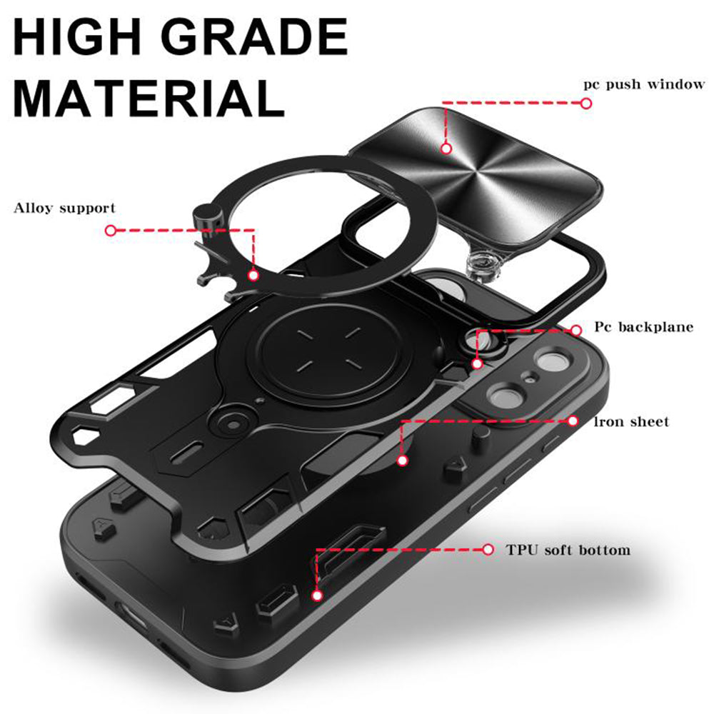 Hülle für Apple iPhone 18 Pro Max / 17 Pro Max, Techsuit, CamGuard Pro, Rot