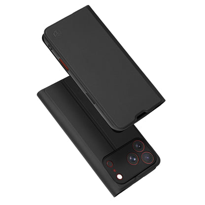Custodia per Apple iPhone 18 Pro Max / 17 Pro Max, Techsuit, Magskin Book, Nera
