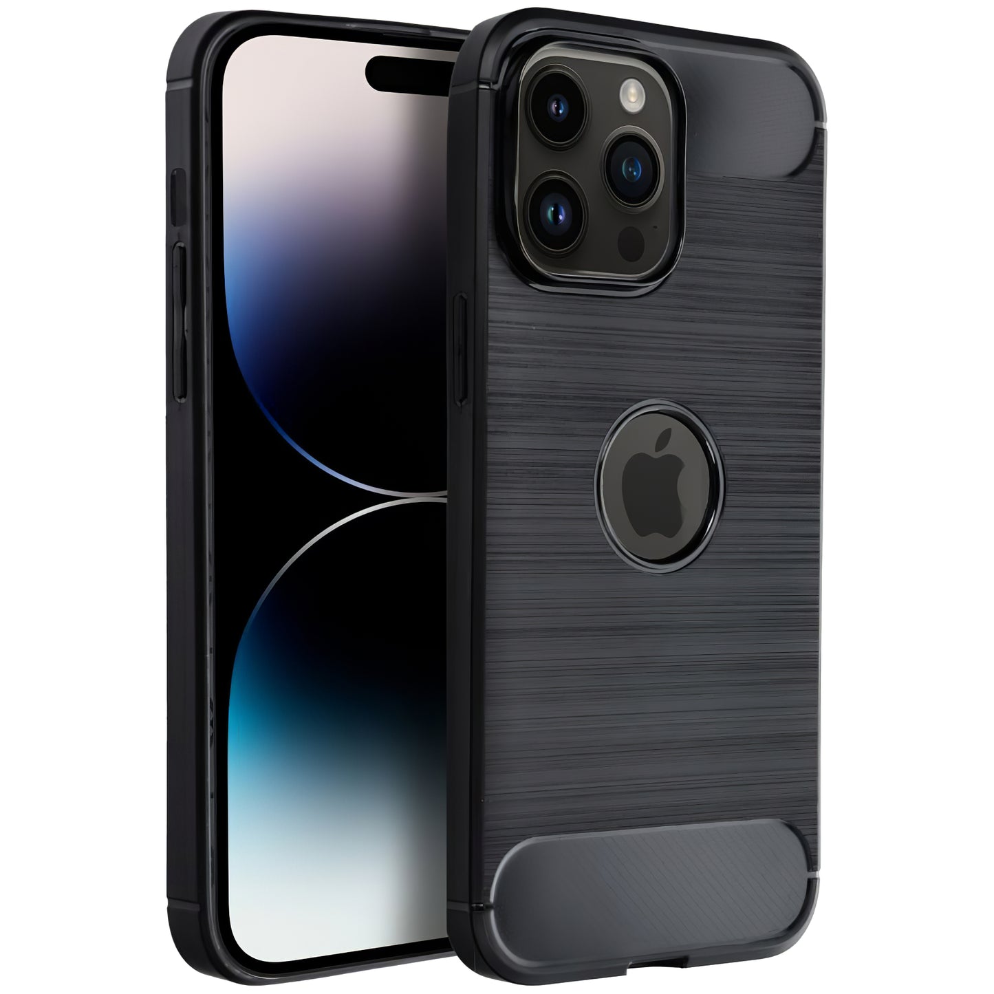 Custodia per Apple iPhone 16 Pro, OEM, Carbonio, Nera
