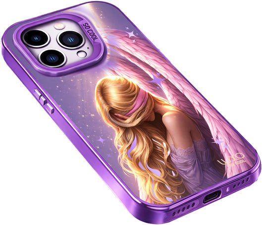 Hülle für Apple iPhone 15 Pro Max, LUXO So CooL, ArcadiA Angel, Mehrfarbig