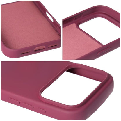 Custodia per Apple iPhone 18 Pro / iPhone 17 Pro, OEM, in silicone, color bordeaux