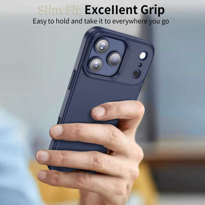 Custodia per Apple iPhone 17 Pro, Tech-Protect, Magmat, Blu Opaco