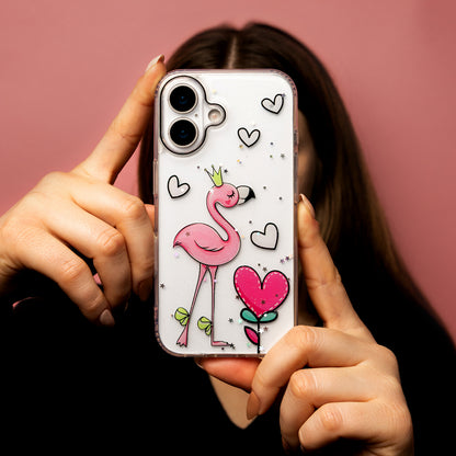 Custodia per Apple iPhone 14 Pro, OEM, Ultra Trendy Love 2, Multicolore