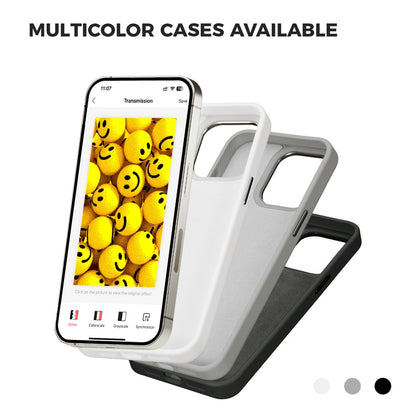 Coque pour Apple iPhone 14 Pro Max, OEM, Écran personnalisé E-Ink, Noir