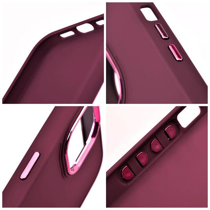 Coque pour Apple iPhone 18 Pro / iPhone 17 Pro, OEM, Frame, bordeaux