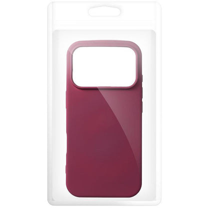Custodia per Apple iPhone 18 Pro / iPhone 17 Pro, OEM, in silicone, color bordeaux