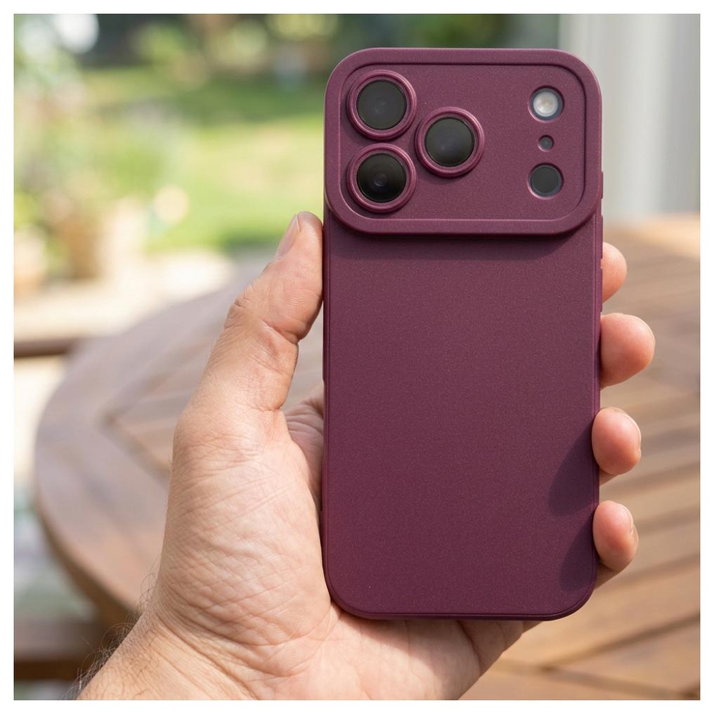 Coque pour Apple iPhone 18 Pro Max / 17 Pro Max, OEM, Matt 2.0, bordeaux