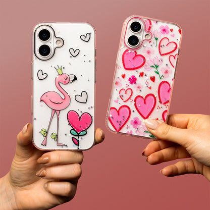 Custodia per Apple iPhone 15 Pro, OEM, Ultra Trendy Love 2, Multicolore