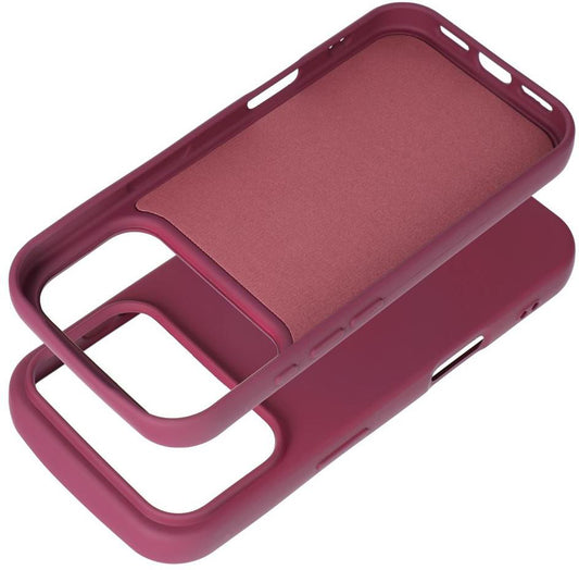 Hülle für Apple iPhone 18 Pro / 17 Pro, OEM, Silikon, Weinrot
