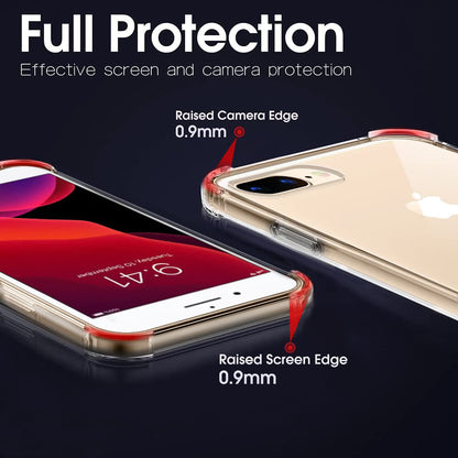 Custodia per Apple iPhone 8 Plus / 7 Plus, Techsuit, Shockproof Clear, Trasparente
