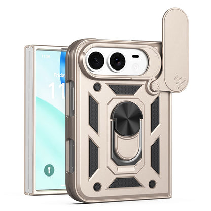 Custodia per Apple iPhone Duo, Techsuit, CamShield, dorata