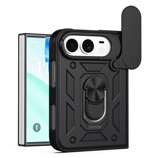 Coque pour Apple iPhone Duo, Techsuit, CamShield, Noire